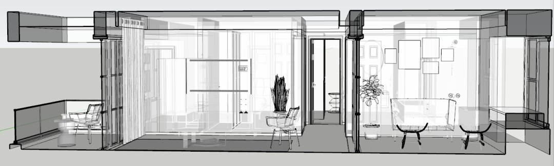 94㎡两口之家，通透与隐私兼备的色彩空间 | 皋邸设计设计案例