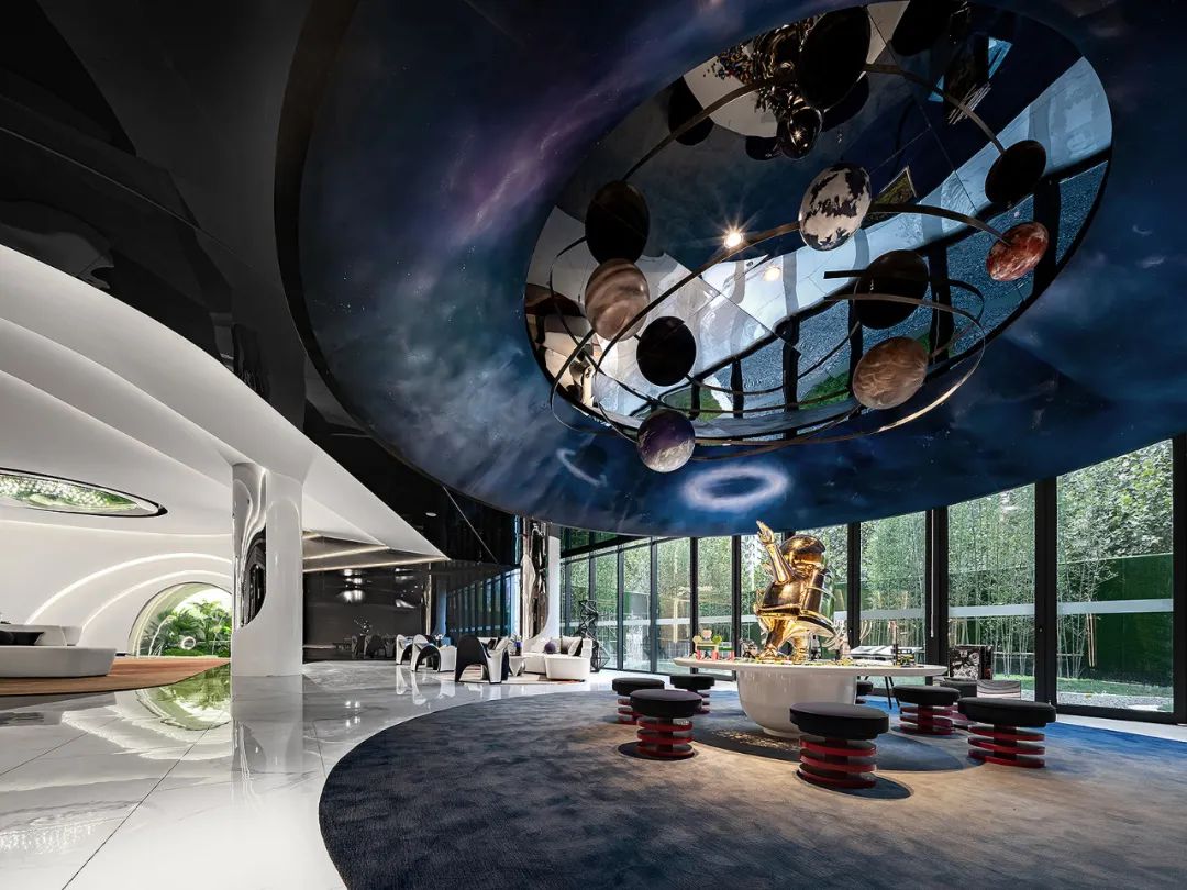 天鼓设计:星愿启航,打开深邃的宇宙生态观-设计案例-建E室内设计网