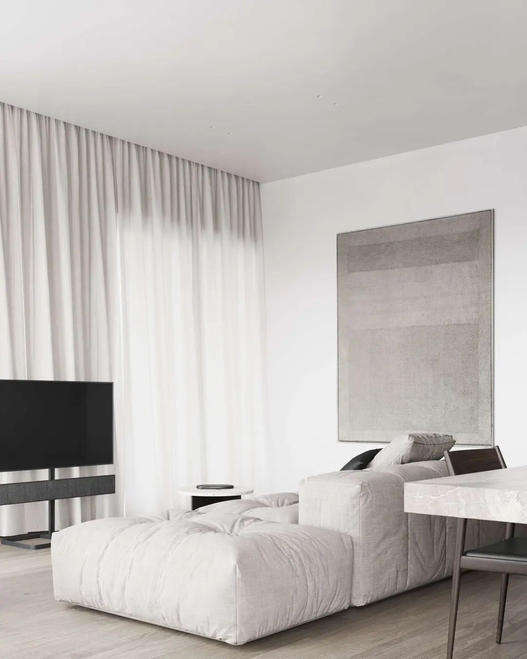 79㎡素净公寓，舒适的极简主义 | RTEM BABAYANTS