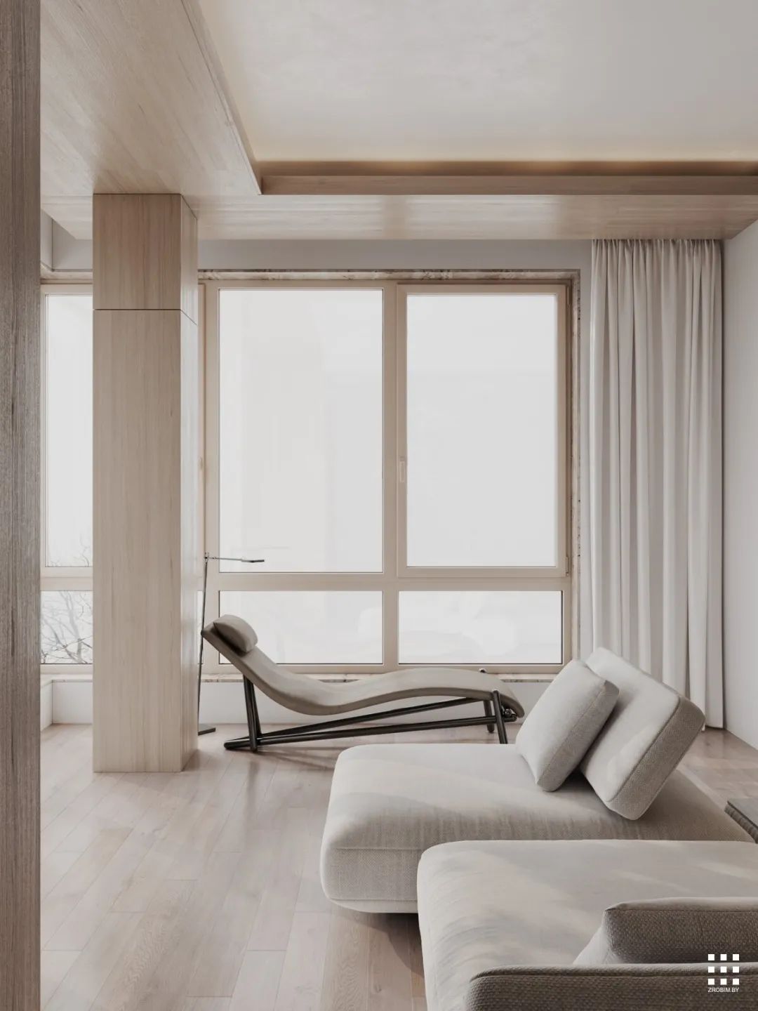 62㎡和140㎡公寓,温暖舒适 | ZROBIM architects-设计案例-建E室内设计网
