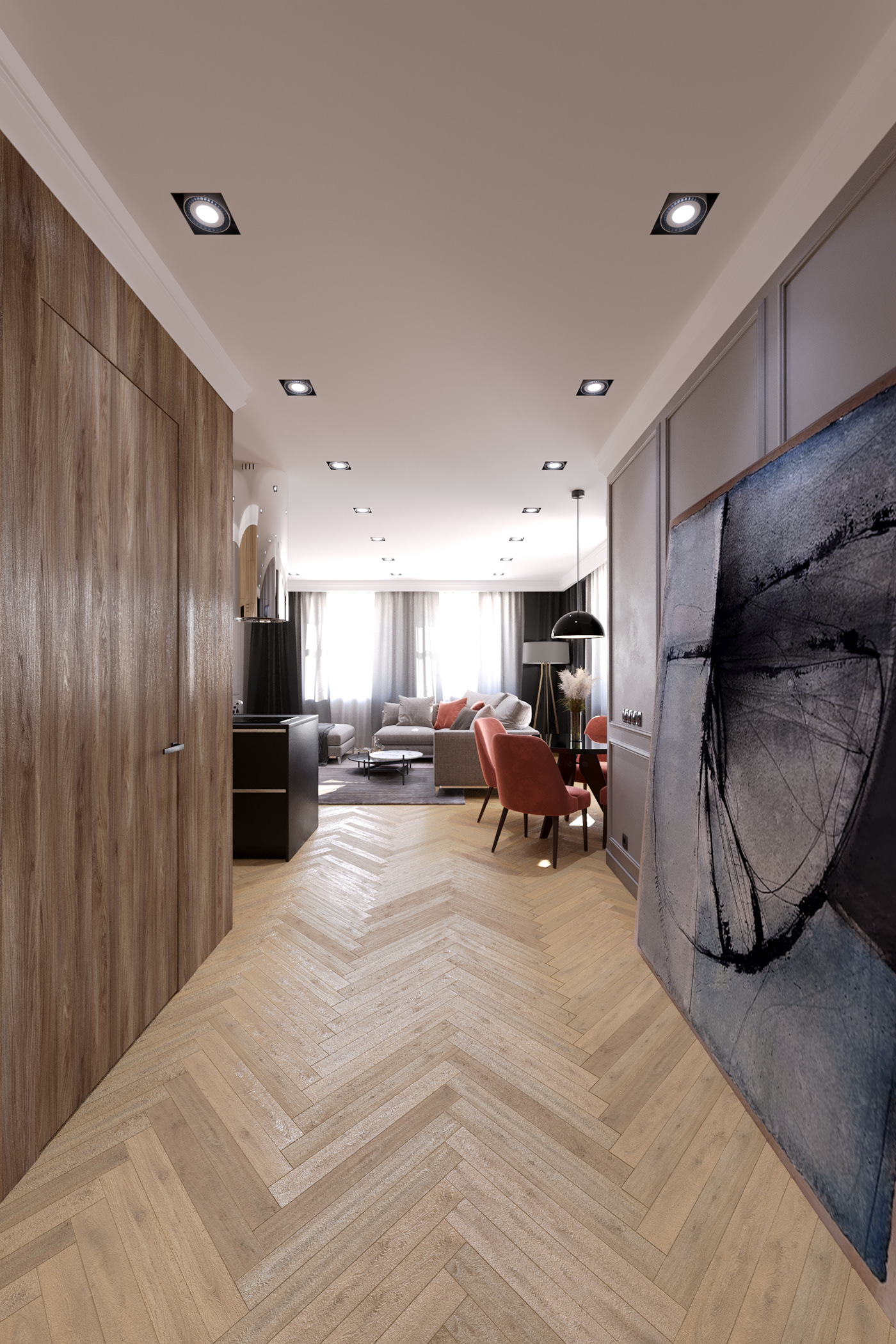 Apartment Interior Design/Visualization
