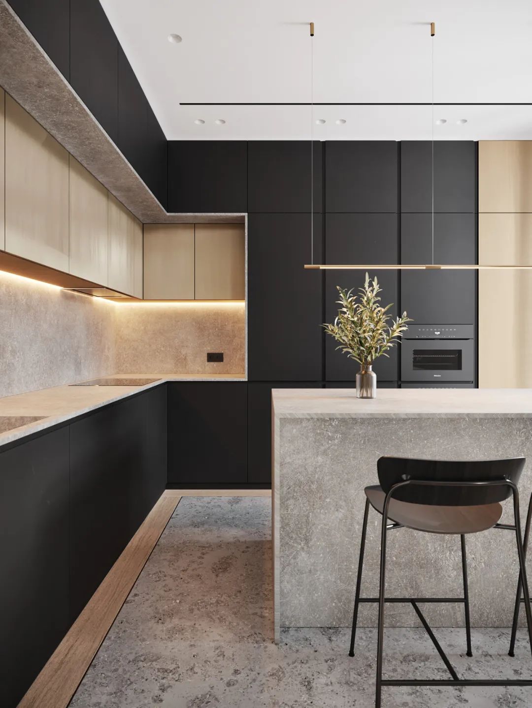 80个黑色厨柜：最具创意的设计和创意