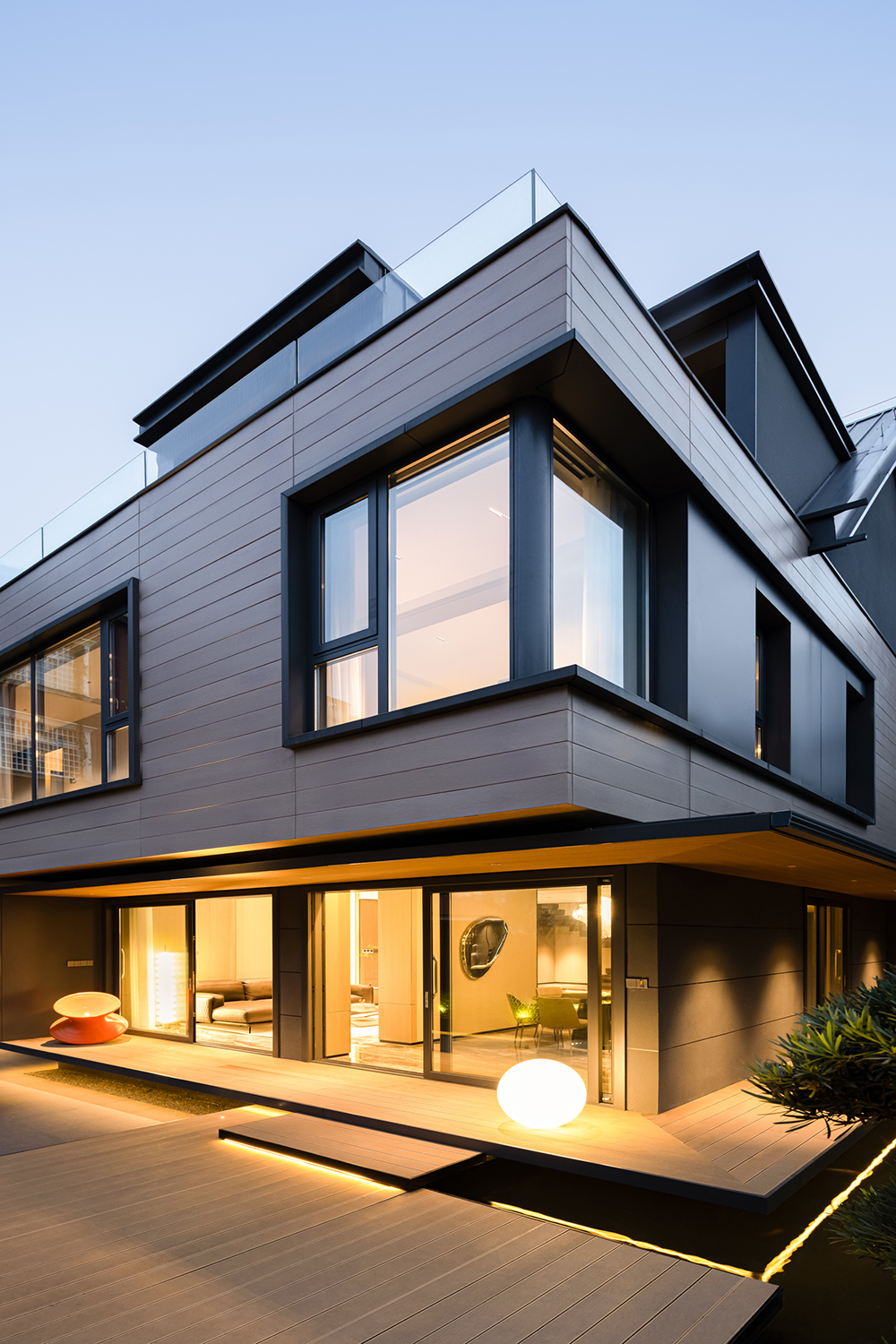 643㎡现代别墅,简约大气,尽显非凡品味!| 大墨建设设计案例