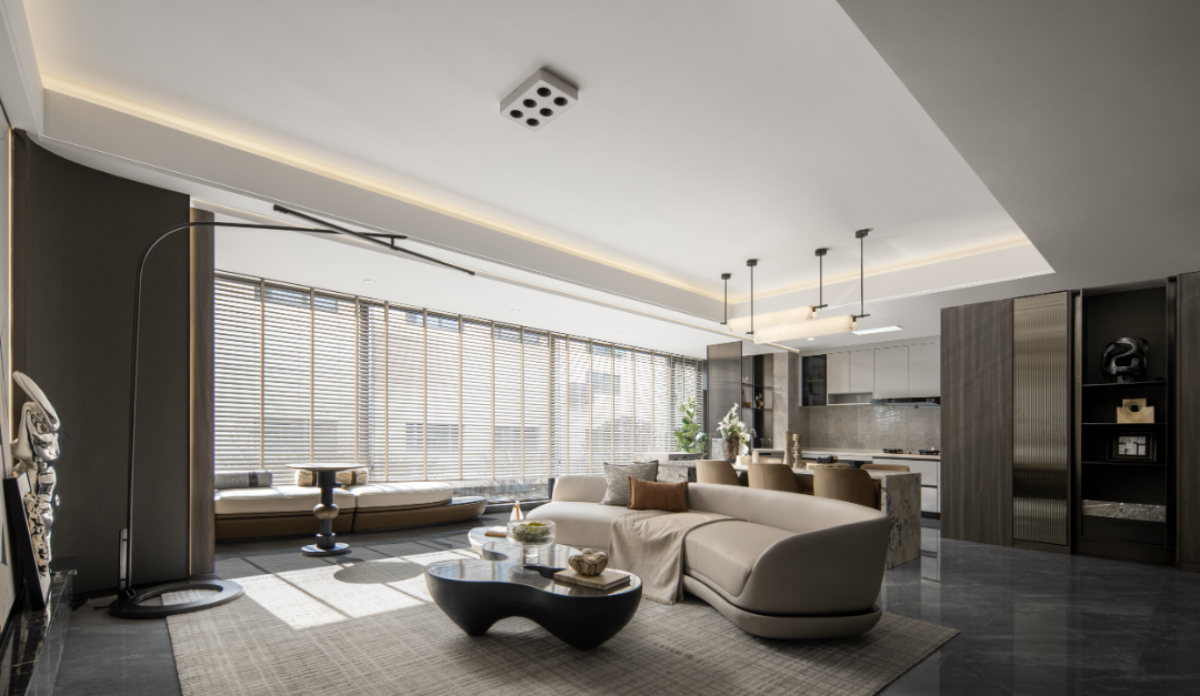 靳朝晖设计丨143㎡样板间-建e网设计案例