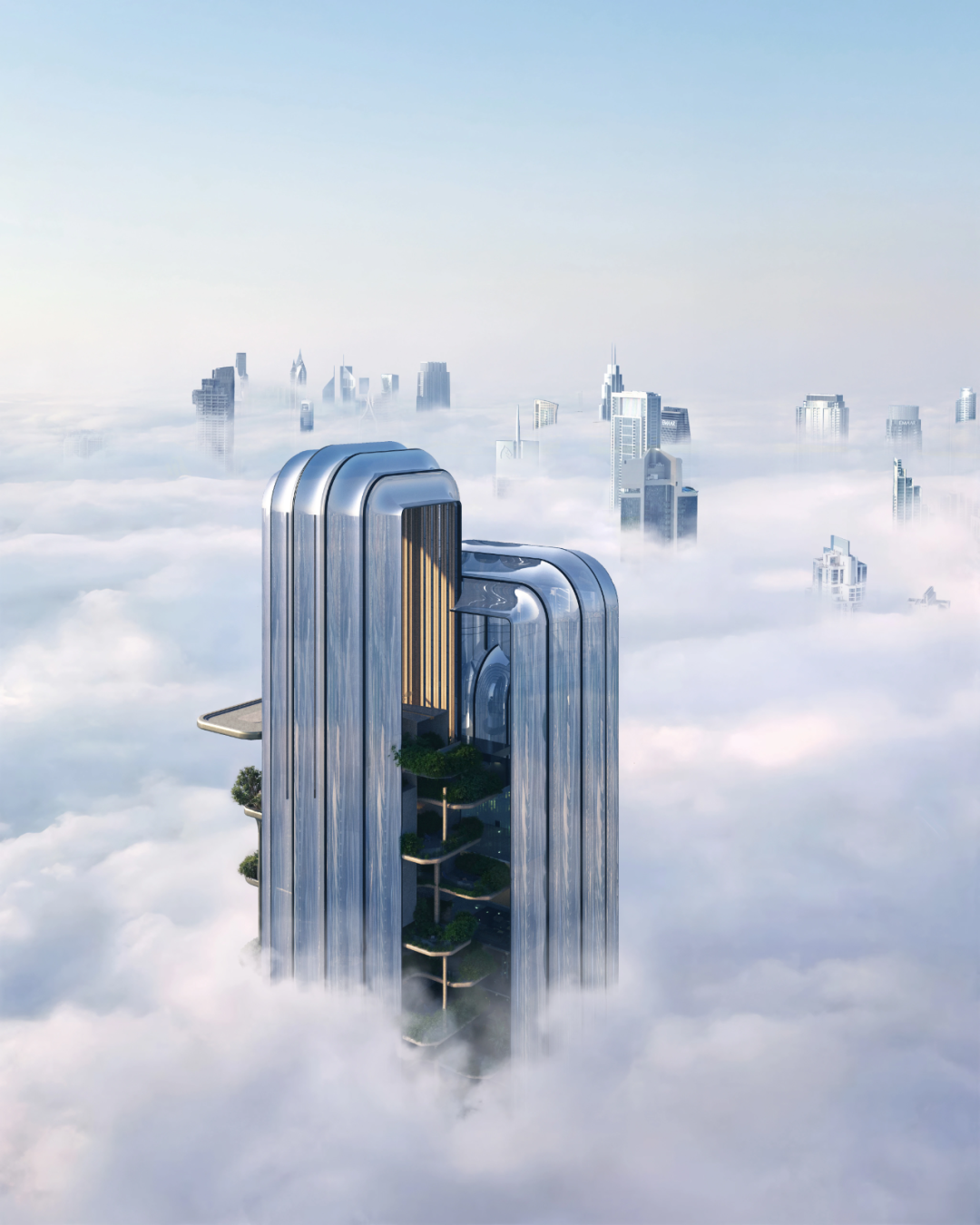 迪拜办公楼再一次进化,"天空之城"来了!